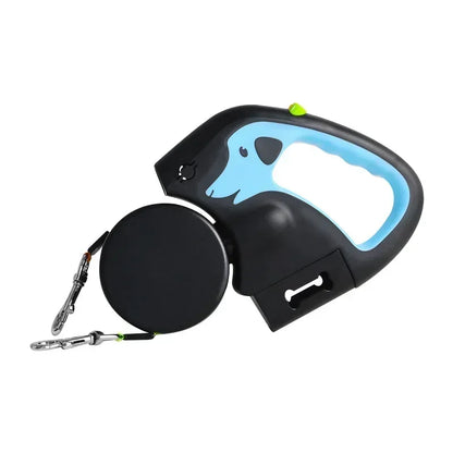 WOOFLEE DuoWalk™ – Laisse Rétractable Double pour Deux Chiens
