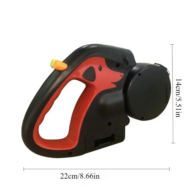 WOOFLEE DuoWalk™ – Laisse Rétractable Double pour Deux Chiens